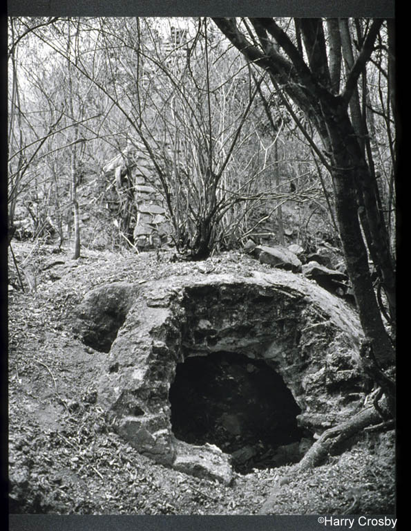 Ruins of an eighteenth century silver refining installation, 1974