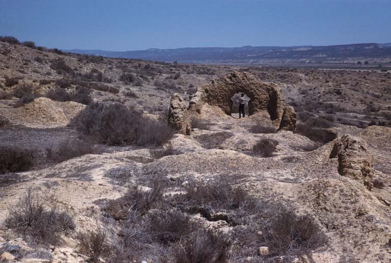 Original mission ruins, El Rosario, April 16, 1961
