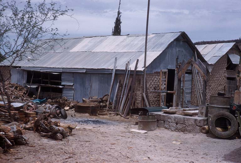 Shop of Frank Fischer, San Ignacio, April 22, 1961
