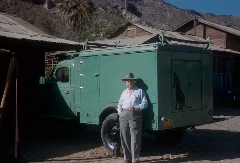 MacKinnon and La Burrita, Santa Rosala, April 20, 1959
