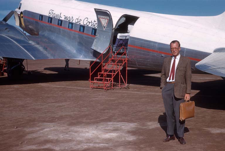 Peter Gerhard about to leave Loreto, April 27, 1961