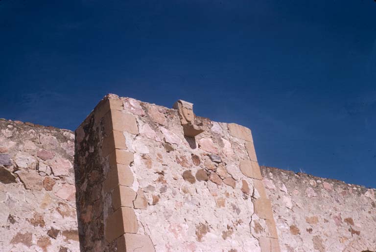 Drain spout, San Luis Gonzaga Mission, April 14, 1957