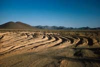 Approach to Rancho Chapala from the north - The dust bowl, 1965