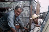 Dick Daggett and helper, Baha Los Angeles, August 30, 1960