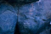 Indian paintings near Mina de Montevideo, September 10, 1963