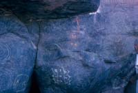 Indian paintings near Mina de Montevideo, September 10, 1963