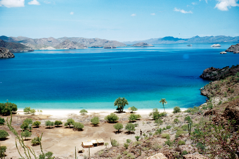 Dam at Mulege, Mission in Background