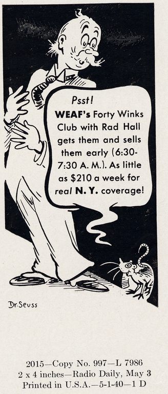 National Broadcasting Company Vital Spots advertisement