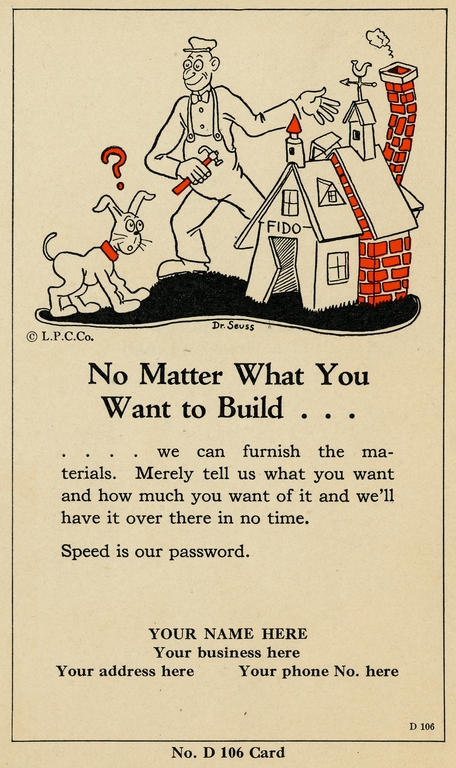 Contractor postal cards