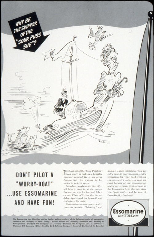 Standard Oil Company - Essomarine advertisement