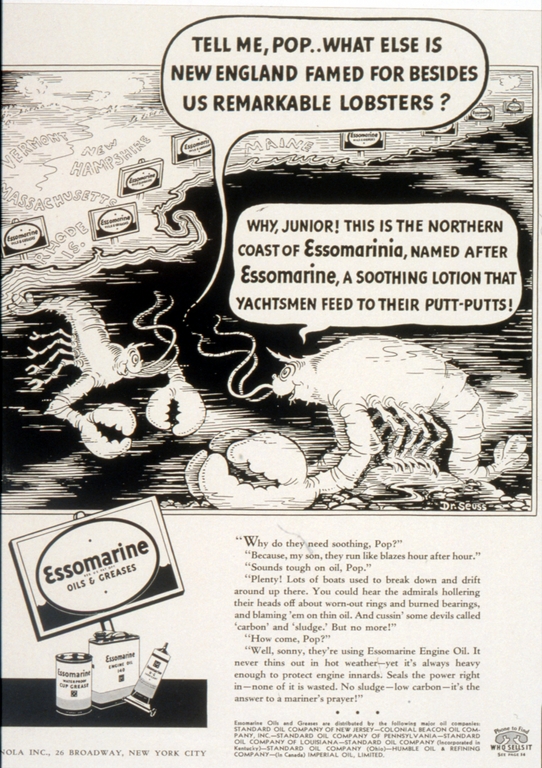 Standard Oil Company - Essomarine advertisement