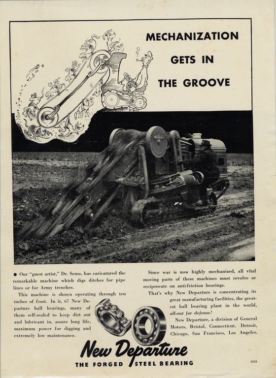 New Departure Ball Bearing Company advertisement