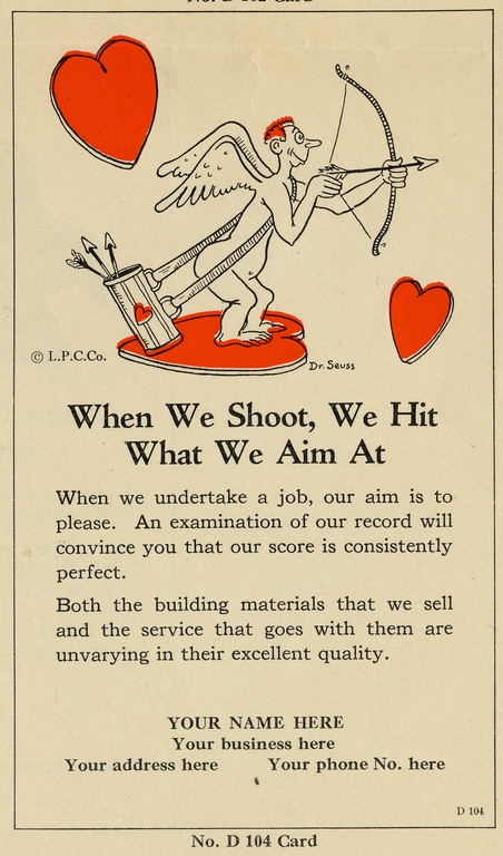 Contractor postal cards