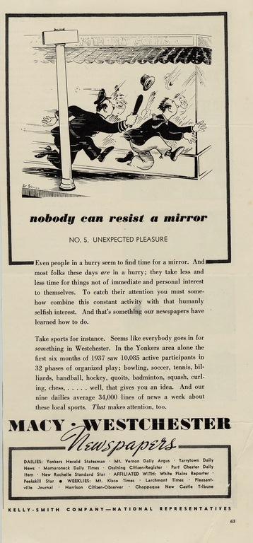 Macy Westchester advertisement