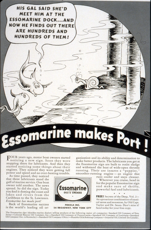 Standard Oil Company - Essomarine advertisement
