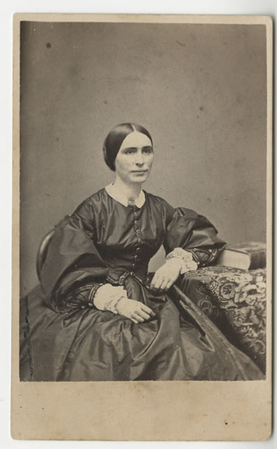 Portrait of Sarah Livingston Allen Hubon taken in Salem, Massachusetts