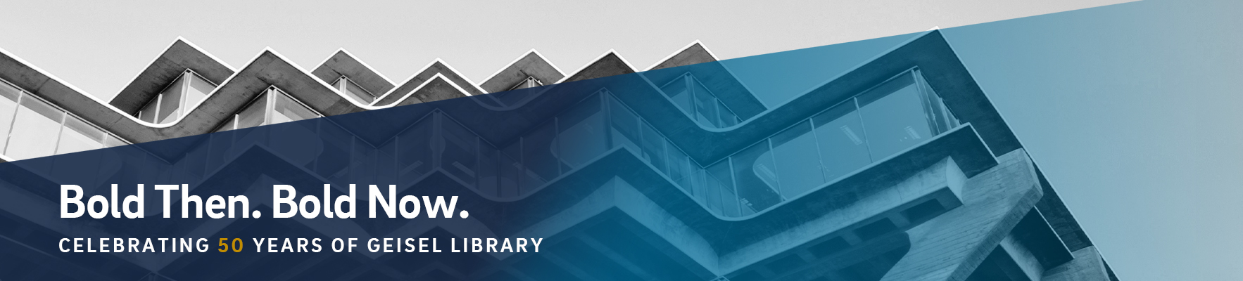 Save the Date - Fall 2020. Geisel Library is turning 50!