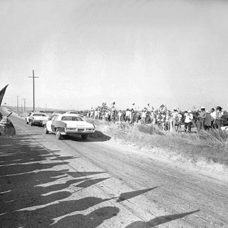 Coachella Strike UFW picket line 1973.
