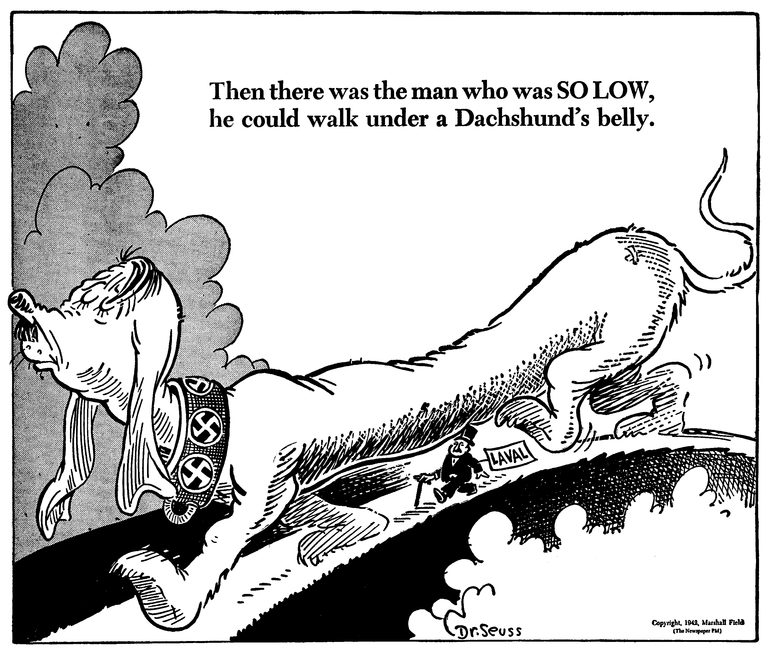 Then there was the man who was so low, he could walk under a Dachshund's belly.